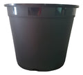 Maceta negra grande
