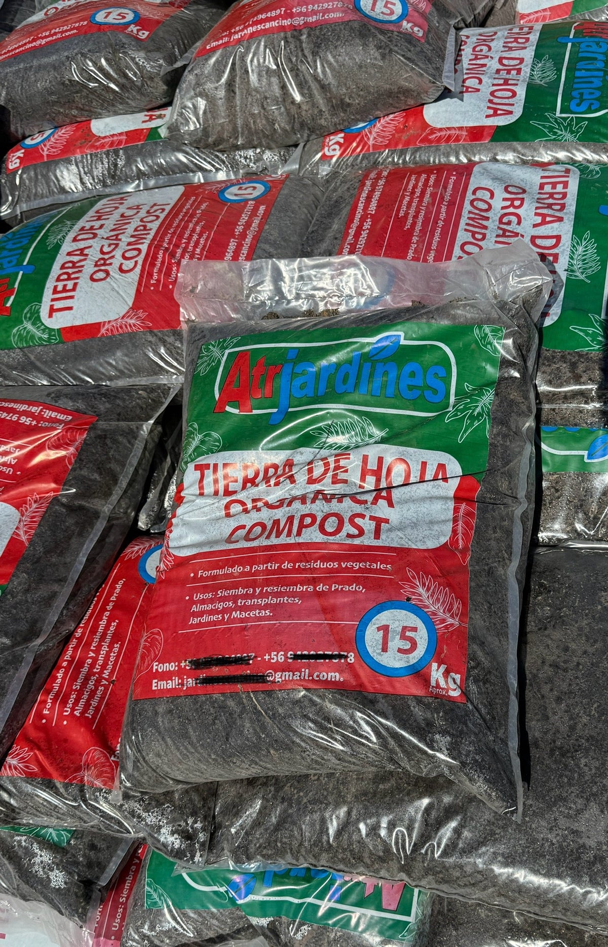 Tierra con compost