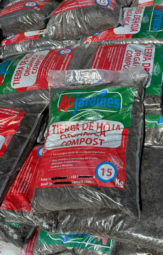 Tierra con compost